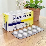 Mipharmco Magnesium and Vitamin B6 Supplement Pills Help Sleep Well, Reduce Cramps - box of 50 pills