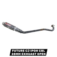 FUTURE125 CBL CJ IPOH EXHUAST CLEAR STOCK