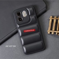 Infinix Hot 50I Case - Pillow Case Pillow Case Jacket 3D Black Case Infinix Hot 50I Casestyle