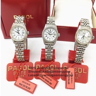 100% Original Swiss Pagol Elite Women Sapphire Vintage Classic Automatic Analog Watch 26710SS-FS SR2