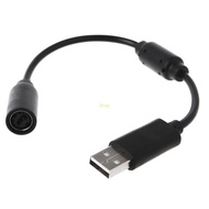 BT USB Breakaway Cable Adapter Cord Replacement For Xbox 360 Wired Game Controller