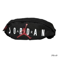美國 NIKE AIR  JORDAN 黑色帆布 CROSSBODY 斜咩 腰包