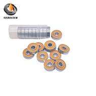 10PCS 6900RS Bearing 10x22x6 mm ABEC-7 Metric Thin Section Ball Bearings 6900 RS 2RS 6900-2RS Orange