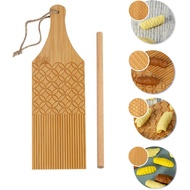Papan Garganelli dan Gnocchi Combo, Papan Pasta Spaghetti Makaroni, Pembuat Pasta Cavatelli Gulung B