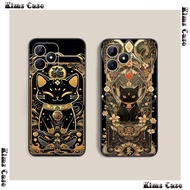 REALME C51 / C53 / Narzo N53 / C60 / Note 50 lucky cat model case, camera protection