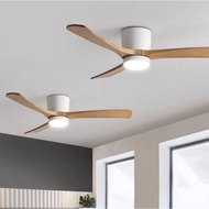 42 inch Solid Wood Ceiling Fan With LED Lights