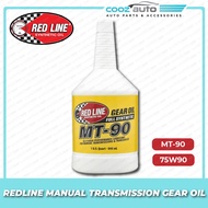 RED LINE REDLINE MT-90 MT90 75W-90 GL-4 MANUAL TRANSMISSION GEAR OIL ( 1 BOTTLE)
