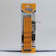 AGATIS Pencil Staedtler Sketch Set HB 4B 8B 9B