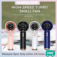 Handheld Fan Kipas The LED Digital Display 100 Gears Ultra Wind Speed Mini Fan 6000mAh Portable Fan
