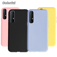 OPPO Reno3 Pro Case Cute Candy Color Shockproof Silicone Phone Back Cover OPPO Reno3 Pro 4G CPH2035 CPH2037 Soft Cases