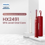 Philips Sonicare HX2491 Electric Toothbrush 5 Modes 2 Brush Heads with Portable Case
