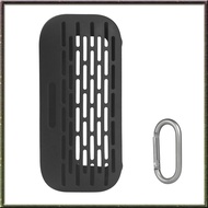 [I O J E] Silicone Soft Case Compatible for-Bose Soundlink Flex Speaker, Silicone Rubber Case, Travel Carry Pouch, Black