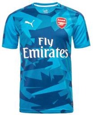 全新正品 PUMA Arsenal 兵工廠 阿森納 阿仙奴 2017-18 英超 球場 球衣 迷彩 藍