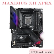For ASUS ROG MAXIMUS XII APEX Motherboard LGA 1200 DDR4 ATX PCI-E3.0 Z490 64GB Mainboard Tested OK
