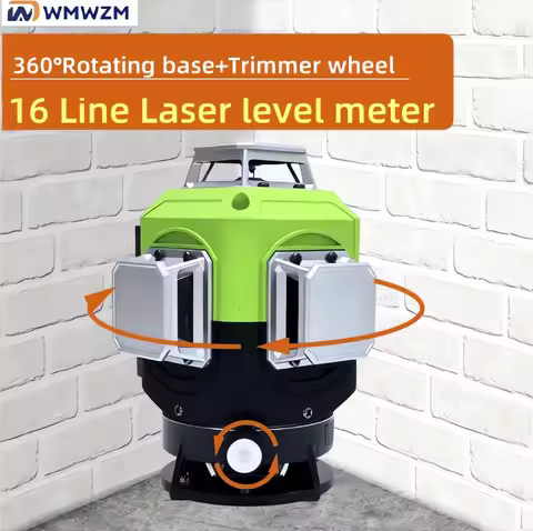 4D 16 Line Green Light High-precision Professional laser level lt l16-360s / 1m 4d 16 lines with Jap