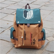 Ransel Anime Attack On Titan Anime Tas Eren Ransel Kanvas Kartun Tas Sekolah Tas Bahu Travel Ransel