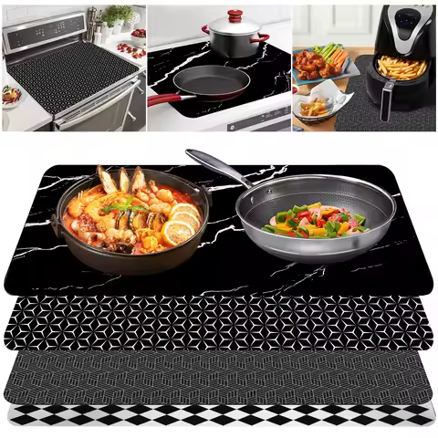 Induction Cooktop Mat Silicone Induction Cooker Covers Kitchen Countertop Cover Induction Cooktop Pr