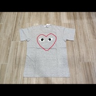 Comme des Garcons CDG Play Heart 川久保玲 限量
眼睛愛心T恤灰T全新女版L號