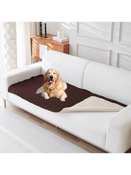 1片寵物防水防滑家用墊,家具風格防水寵物床套,防水沙發墊,30*70英寸方形寵物墊