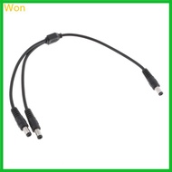 Won 5 5x2 1MM Power Cord Male to Male DC5 5mmx2 1mm Power Splitter Cable 18AWG