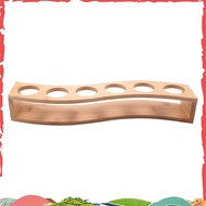 Shot Glass Holder Set-1Oz/30Ml Shot Glass Set Bamboo Shot Glass Holder, 6Pcs Shot Glass Set, Perfect