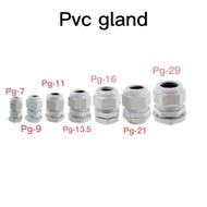 Cable Pvc gland Nylon Ip67 white Pg-7  Pg-11 Pg-16
