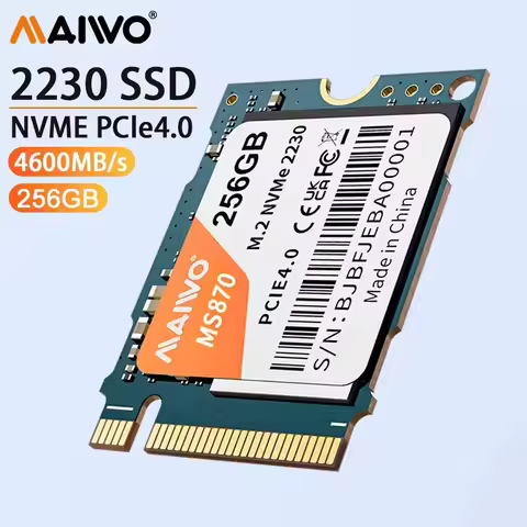 MAIWO 256GB 2230 SSD NVMe PCIe 4.0x4 Gen4 NVME SSD Internal Disk Up to 4600MB/s for Laptop Desktop H