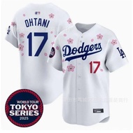 Ready Stock Fast Shipping!!Los Angeles Dodgers Dodgers Sakura Edition Jersey 17 #OHTANI Baseball Uni