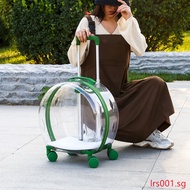 Pet Trolley Case Outdoor Portable Puppy Cage Transparent Cat Bag Pet Stroller lrs001.sg