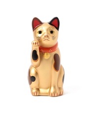 現貨日本製Beams Japan 金色右手吸金瀬戶招財貓