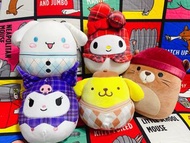 限時特價價值$14xx‼️‼️ kellytoy squishmallows x sanrio crossover 秋冬格仔Vibe 玉桂狗公仔 Melody公仔 布甸狗公仔 Kuromi公仔 河狸公