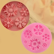 baking accessories cookie cutter DIY sunflower silicone baking mold sugar