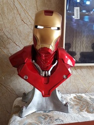 54cm 1/1 Ironman Iron man MK3 Mark 3 Head bust Portrait With LED Light GK Figure statue Collectible