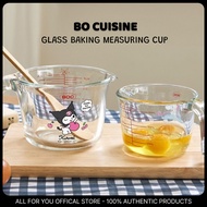 [Bo cuisine] Sanrio Heat-Resistant Glass Baking Measuring Cup, 500ml 1000ml