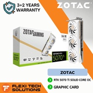 Flexi tech ZOTAC GAMING GeForce RTX 5070 Ti SOLID CORE OC White Edition