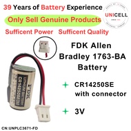 FDK 14250SE with connector 3v FDK for Allen Bradley 1763-BA battery
