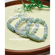 Super beautiful 10mm mixed dzi bracelet with 9 eyes