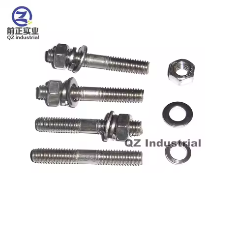 QZ new original for SUZUKI GN250 exhaust pipe mouth screw 304 stainless steel stud kit