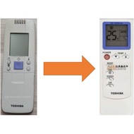 (Local SG Retail Shop) Toshiba WH-H1JE2 New AirCon Remote Control Substitute - Basic Function Only