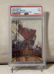 1998 Finest Michael Jordan Hardwood Honors PSA 7