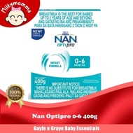 Nan Optipro 0-6 Months 400g Infant Milk Supplement