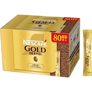 Nescafe, Gold Blend Stick, Black x80  Regular soluble coffee, black stick[direct from japan]