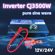 อินเวอร์เตอร์ เพียวซายเวฟ 3500w12v CJ Inverter pure sine wave เครื่องแปลงไฟ สินค้าราคาถูกจากโรงงาน  อินเวอร์เตอร์ เพียวซายเวฟ อินวอเตอร์ 3000w แปลงไฟ 12v/24v เป็น 220v หม้อแปลงไฟ ตัวแปลงไฟฟ้า inverter pure sinewave แท้