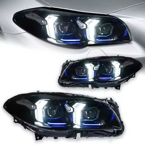 Headlights For BMW F10 F18 2011-2017 Car автомобильные товары 12V H7 LED DRL Hella Xenon Lens Hella 