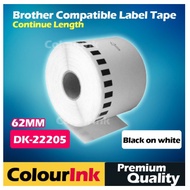 Compatible use for Brother QL-550/570/700/720NW/QL-800/820NWB Continue Length 62