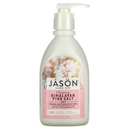 Jason Natural, 2 in 1 Foaming Bath Soak &amp; Body Wash, Pampering Himalayan Pink Salt, 30 fl oz (887 ml