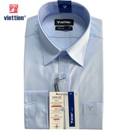 Viettien - Áo sơ mi dài tay màu xanh da trời - 465K