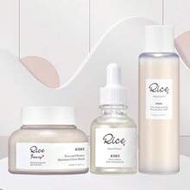 3pcs Rice Facial Skincare Set, Includes Moisturizing Toner, Facial Serum And Rice Honey Brightening 