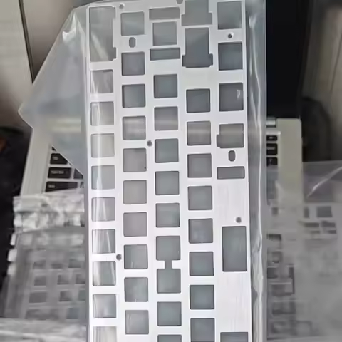VENOM60 HE Keyboard Positioning Plate Customization Aluminum Copper Steel Carbon Fiber PEI FR4 POM B