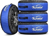 Tire Bag (4 Bags) (Holds up to 66.1 lbs (30 kg); Sturdy Material and Construction; Super Easy to Ins